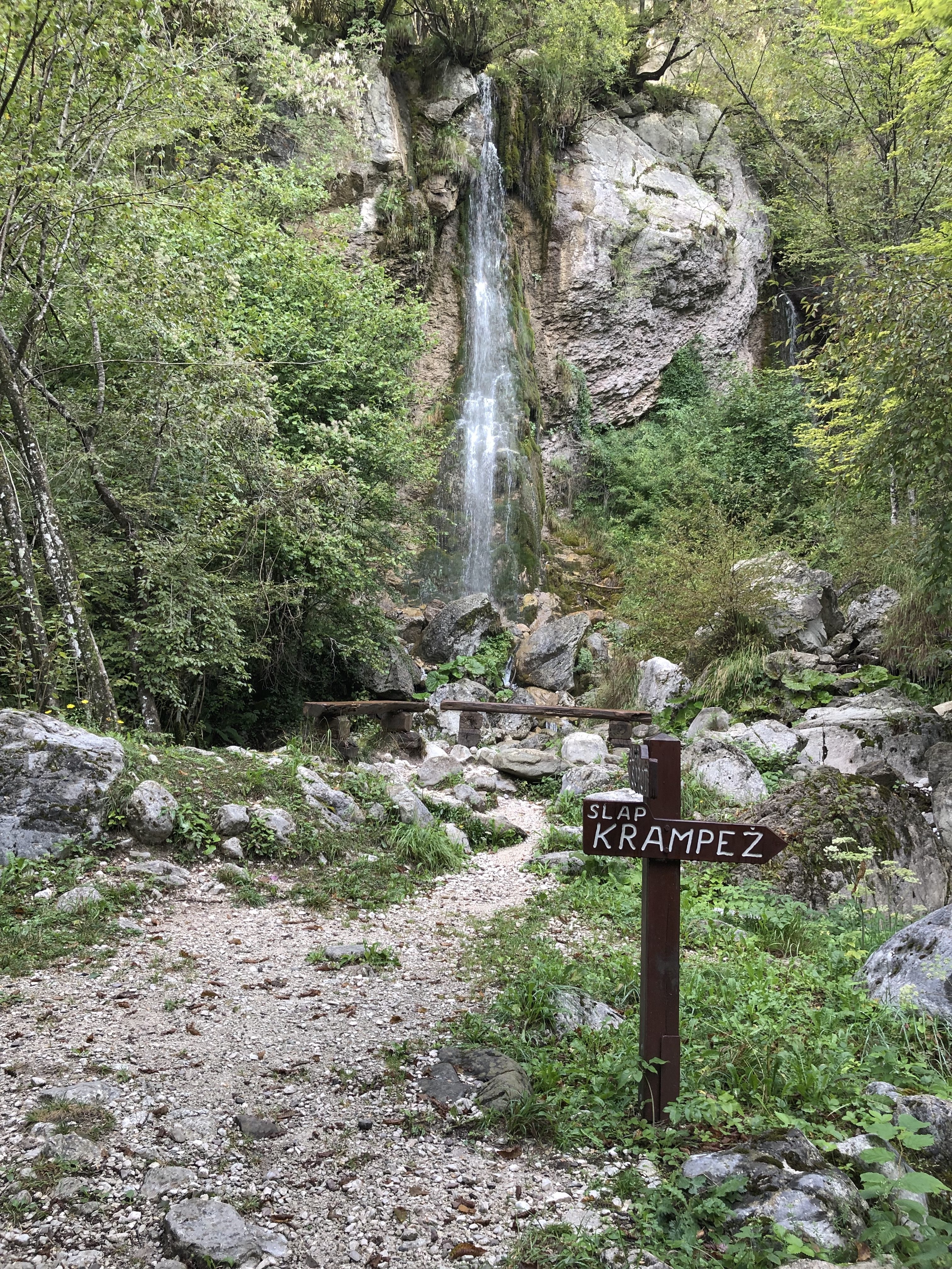Slovinsko – NP Triglav – vodopády v okolí Kobaridu